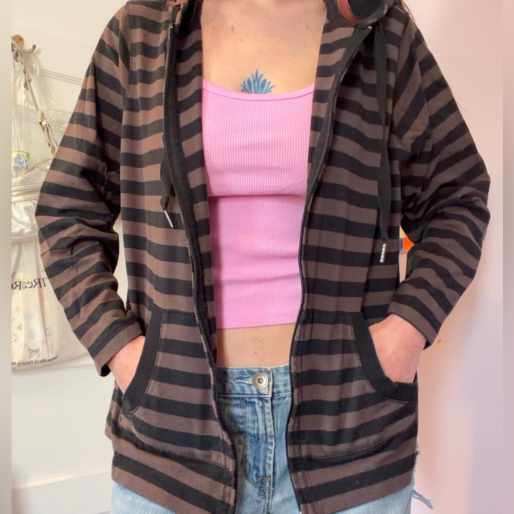 Calvin Klein striped hoodie